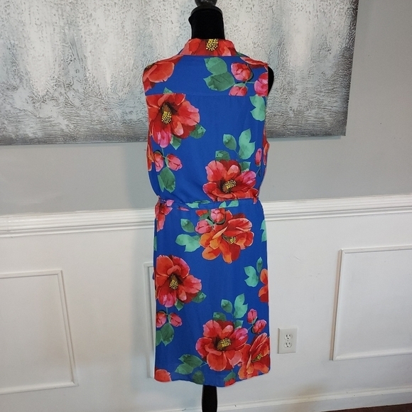 Foxcroft Adessia Hibiscus Floral Dress - Picture 5 of 11